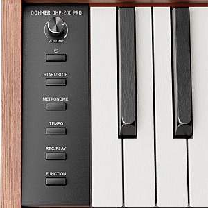 Donner DHP-200 Pro Digital Stage Piano, Wood